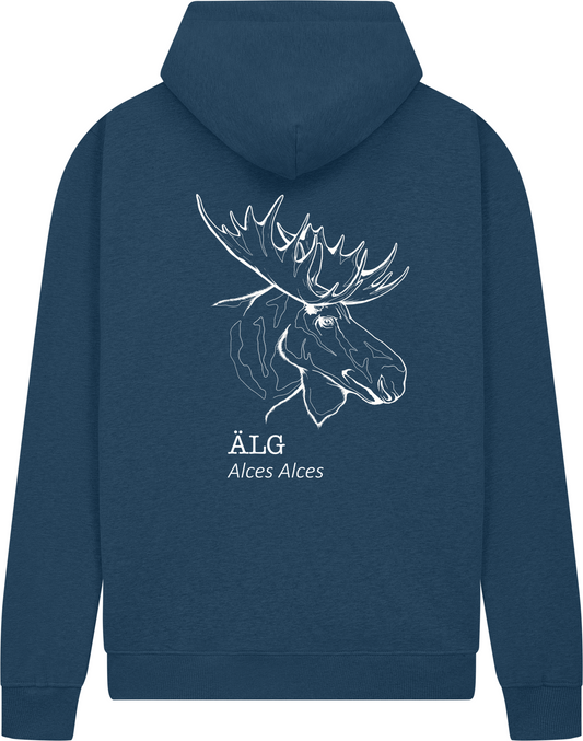 Älg Zip Up Hoodie