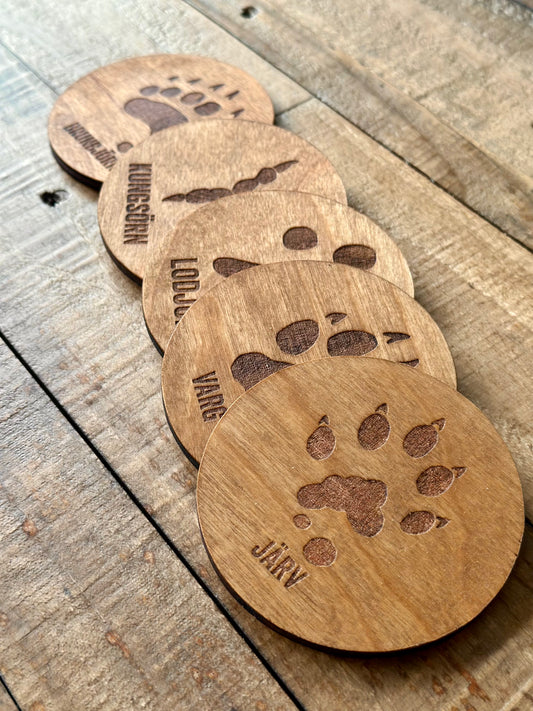 Sveriges Rovdjur Glasunderlägg