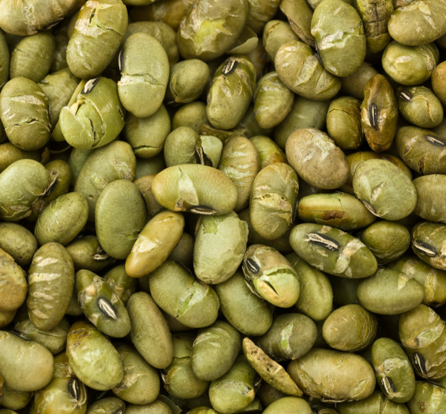 Rostade och saltade edamamebönor