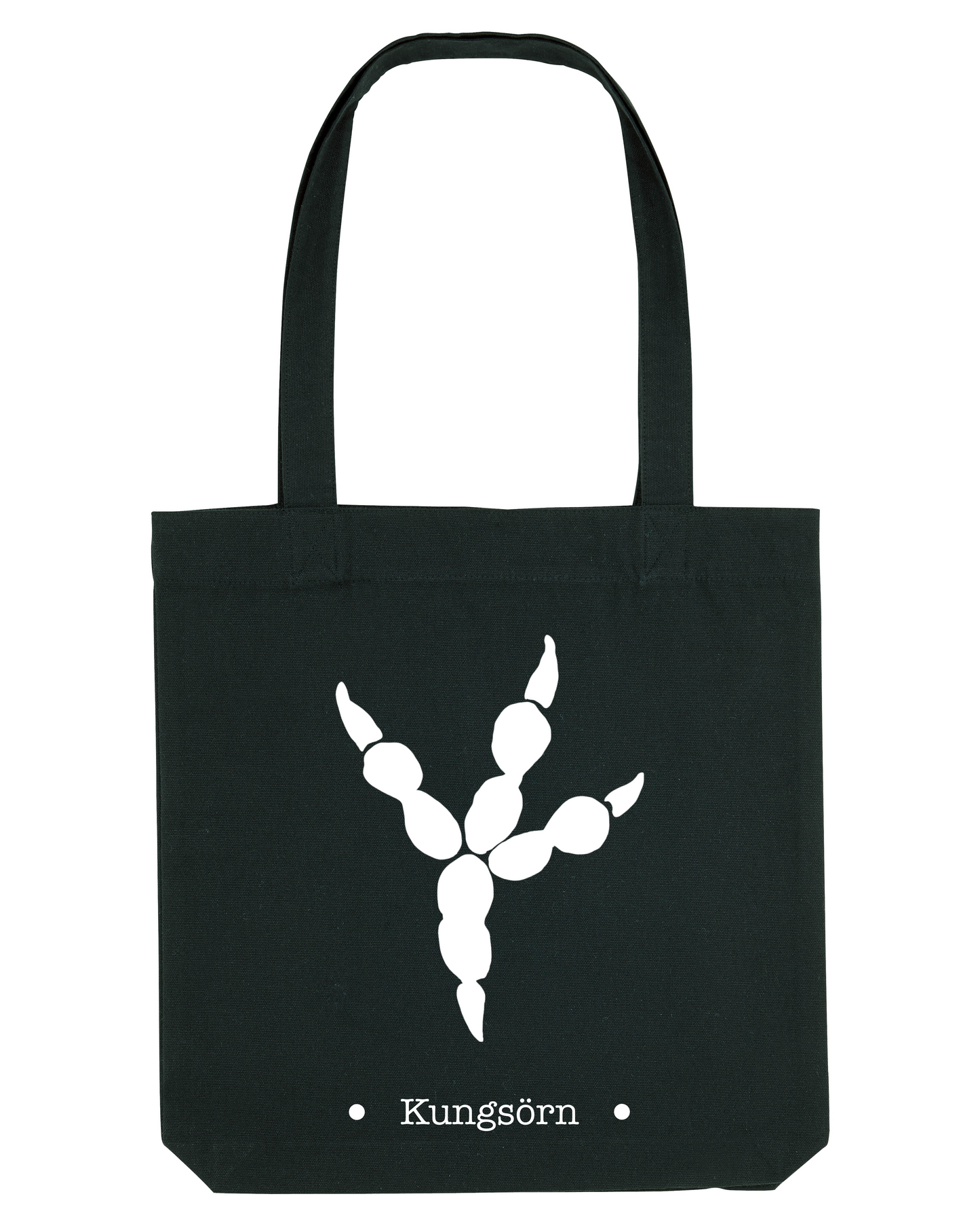 kungsörn svart tygkasse