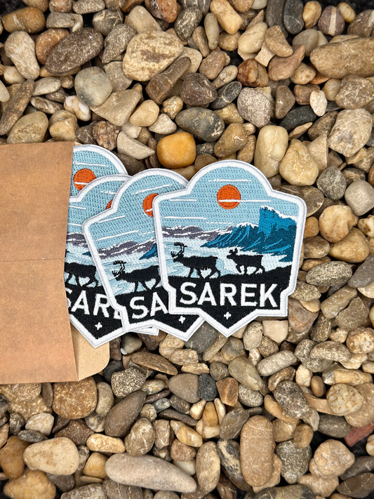 Sarek nationalpark patch tygmärke