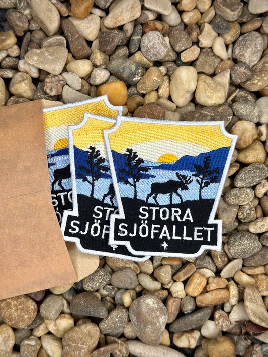 stora sjöfallet nationalpark tygmärke