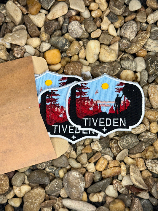 Tiveden nationalpark tygmärke