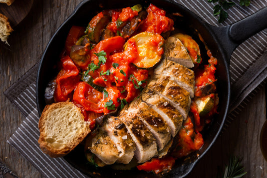 Kyckling Supreme med Ratatouille (Stor portion)