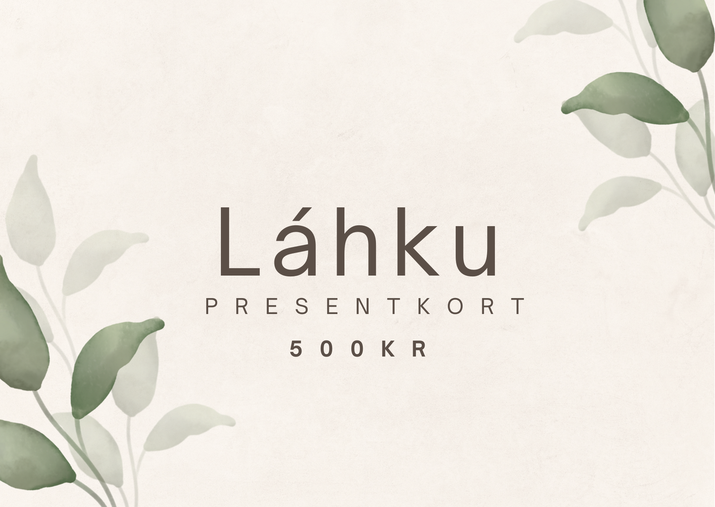 Láhku Presentkort
