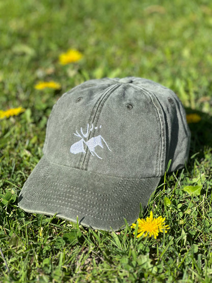 Vintagekeps Láhku Olivgrön