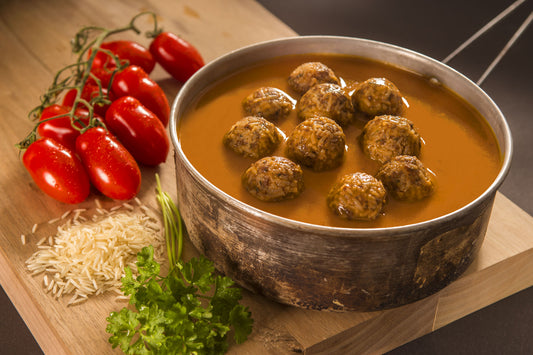 Köttbullar med basmatiris och tomatsås MRE