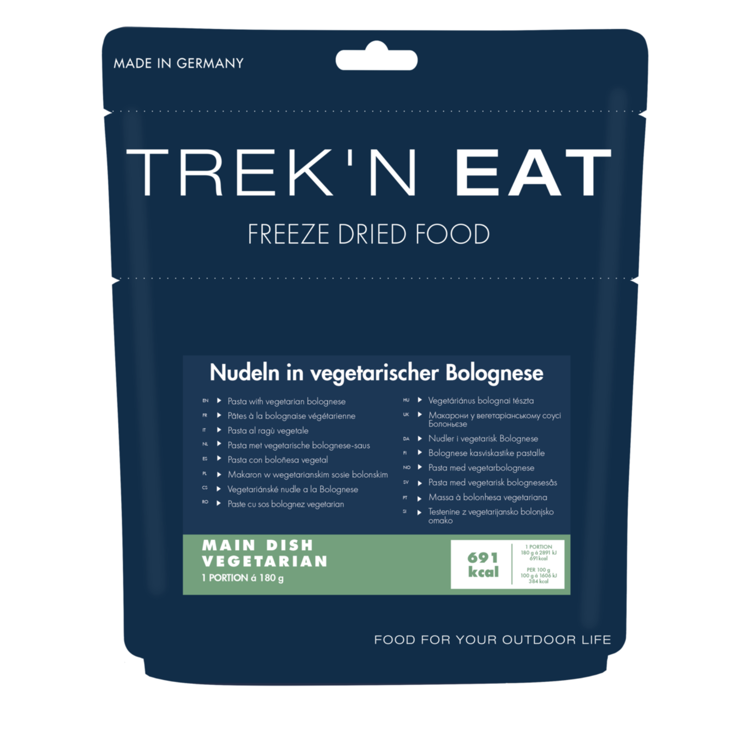 frystorkad vegetarisk mat