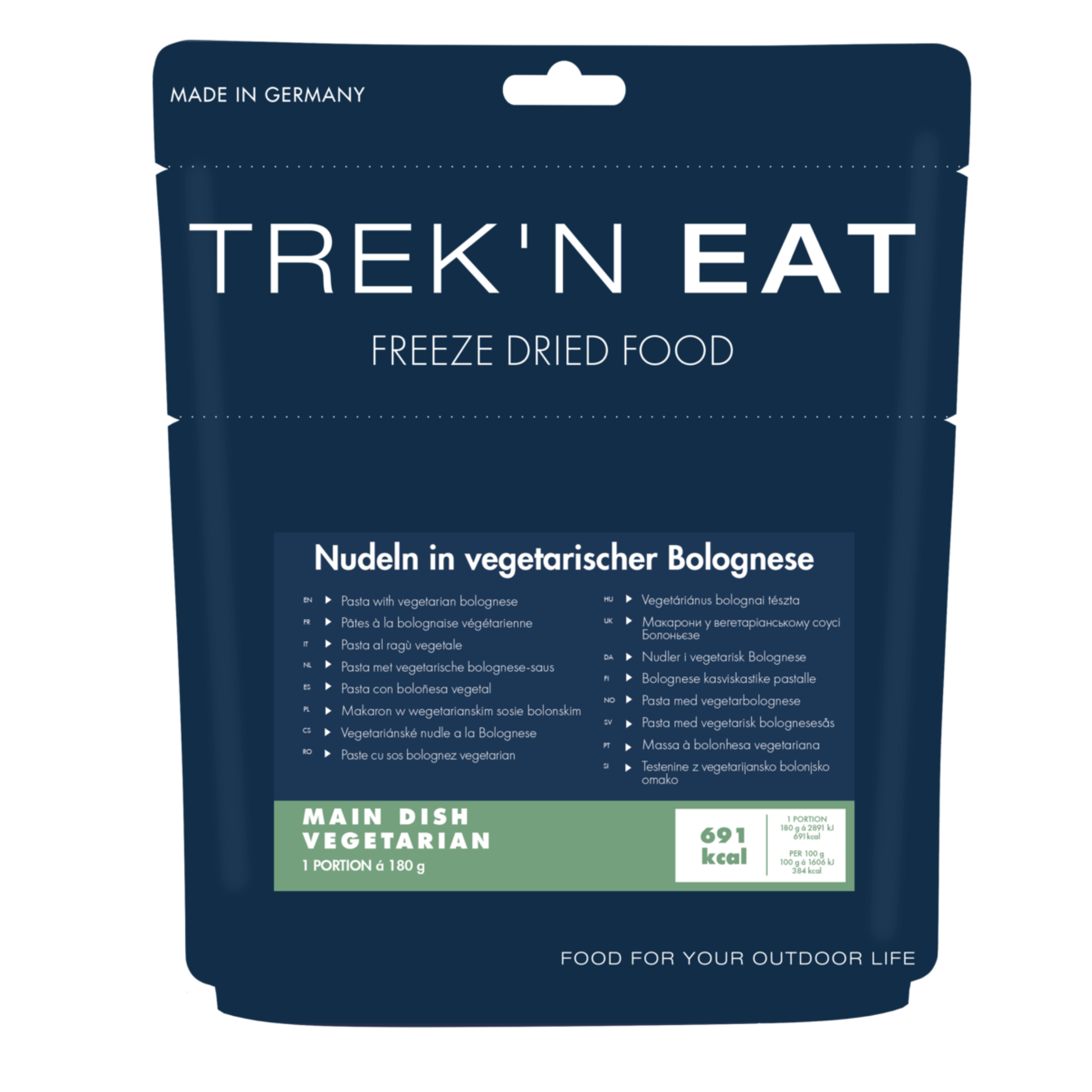 frystorkad vegetarisk mat