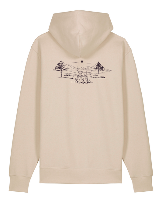 Coffee Drop Shoulder Hoodie