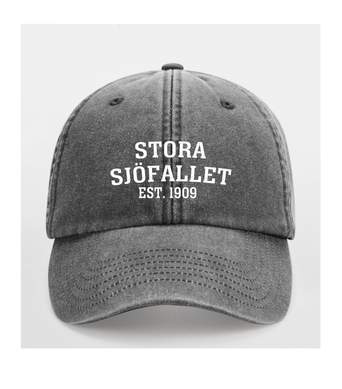 Stora sjöfallet nationalpark keps svart