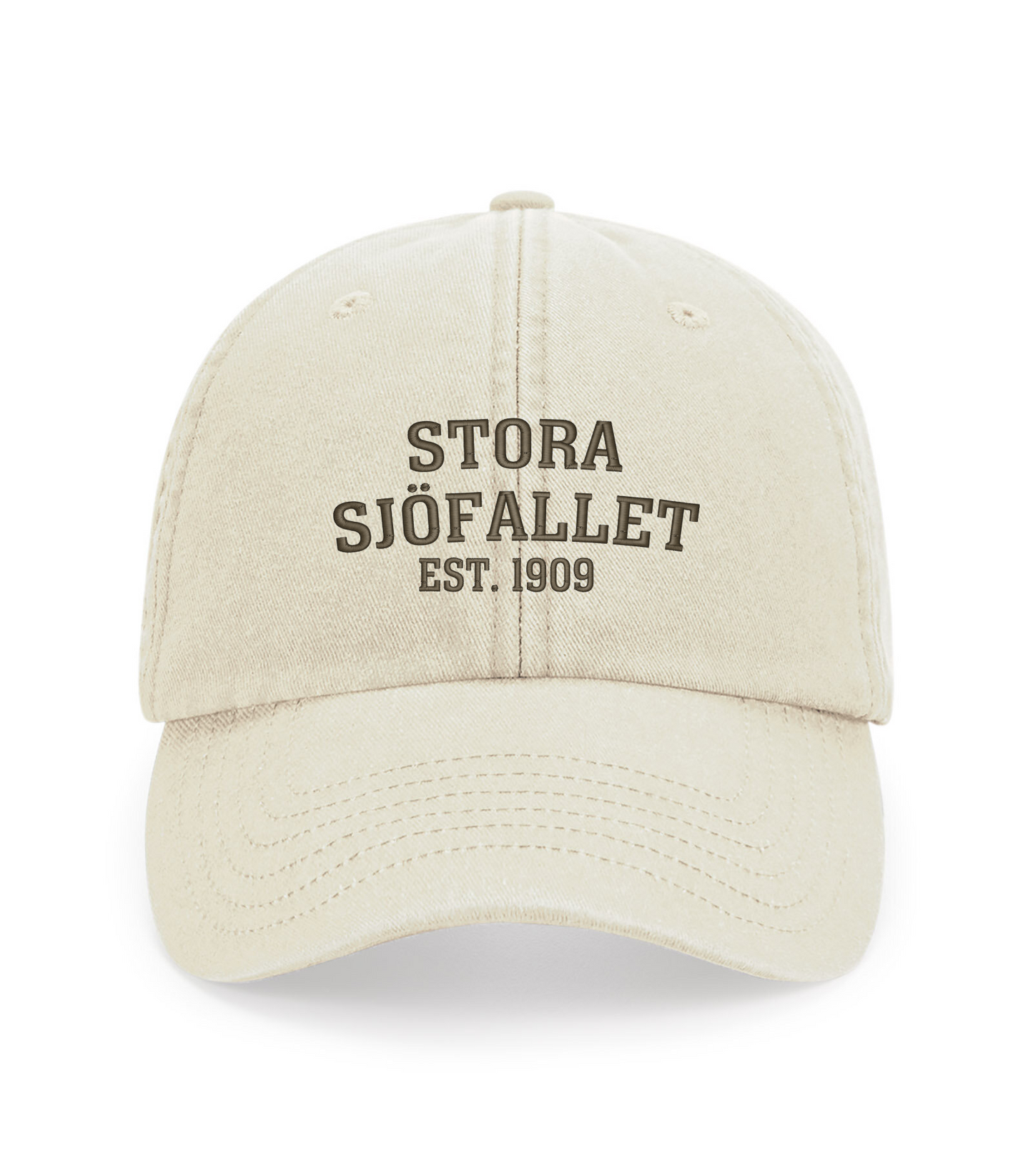 Stora sjöfallet nationalpark keps vit