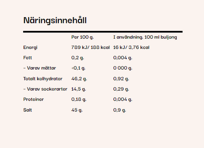 Grönsaksbuljongpulver