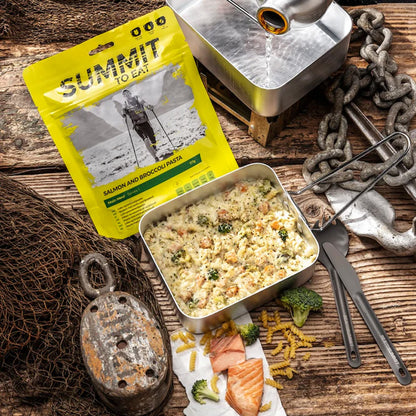 Lax och broccolipasta