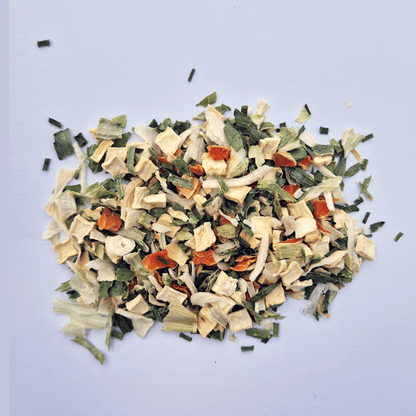 Grönsaksmix, Torkad